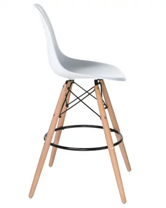 Стул барный ДОБРИН ДСВ БАР Белый В-02 / DOBRIN DSW BAR W-02_1