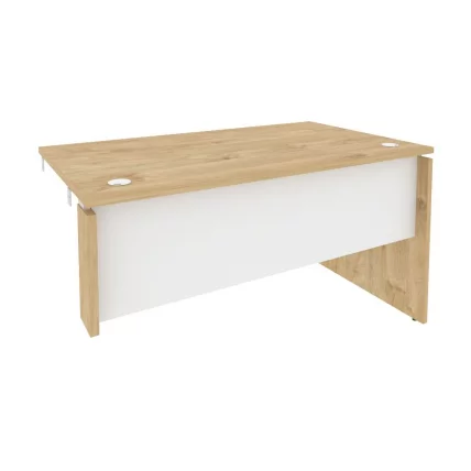 Стол-приставка правый к опорным элементам ONIX O.SPR-3.8R Тиквуд Светлый/Белый_0