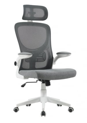 Кресло офисное TopChairs Airone серый ткань_1