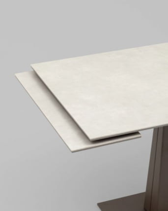 Стол Арнон 120-180/80/76 см керамика Carmen light grey_1