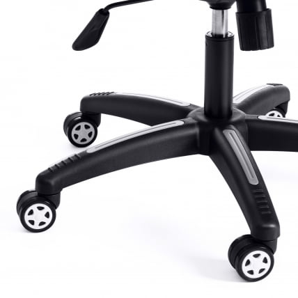 Кресло RACER кож/зам/ткань, металлик/серый, 36/12_16