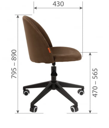 Компьютерное кресло CHAIRMAN HOME 119 Коричневый_3