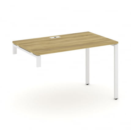 Стол надставка на опорную тумбу CONCEPT CN.OSN-002 Дуб Винченцо Белый_0