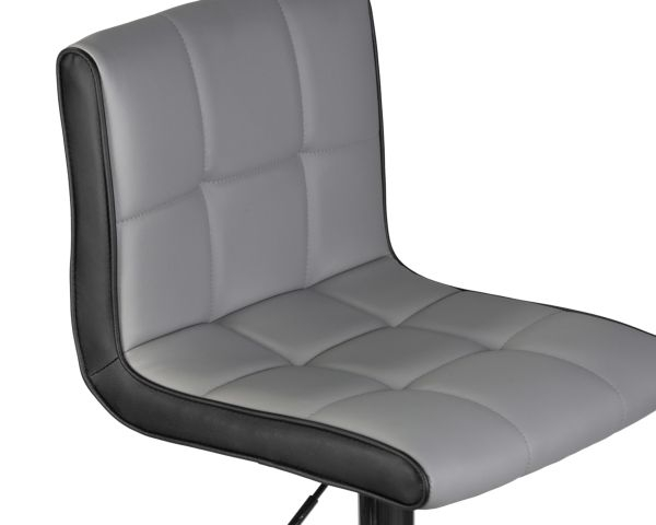 Стул барный DOBRIN CANDY (светло-серый-черный) 2 шт_6