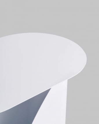 Журнальный столик Yvaine металл белый_9