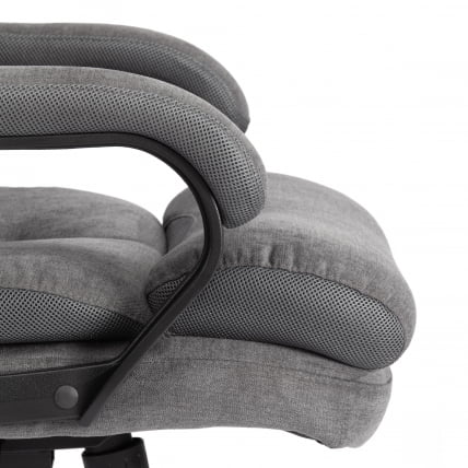 Кресло руководителя Duke metal BL ткань, серый, KUB 05/TW-12_8