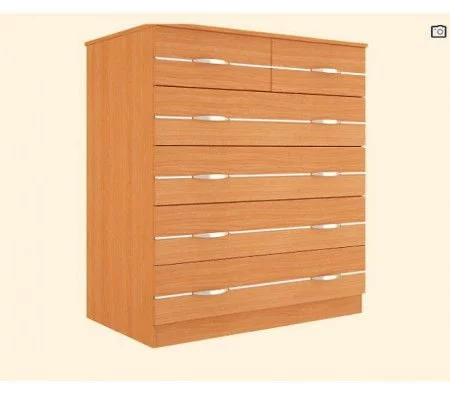 Комод 6 ясень шимо темный/ясень шимо светлый_0