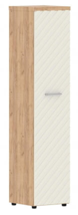 Шкаф колонка с глухой дверью и топом Torr LUX TLHC 42.1 Дуб Бофорд Латте_0