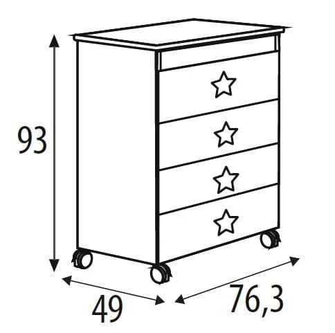 Комод Micuna Dolce Luce пеленальный B-1673 white_4