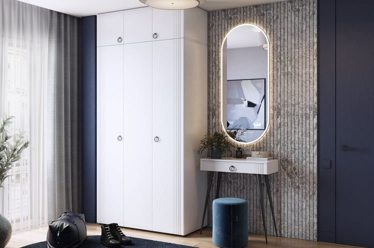 Туалетный столик (без зеркала) Ева TS-02_6