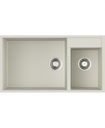 Мойка Omoikiri Tedori 85-2-U-Wh Tetogranit/Белый_0