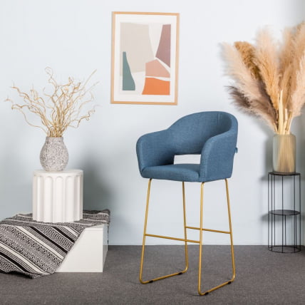 Стул полубарный Оскар (ПБ) БлюАрт/Линк / Oscar_2