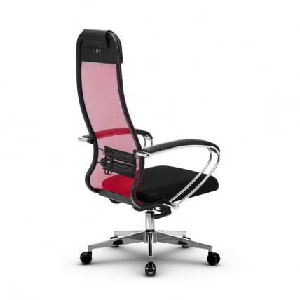 Офисное кресло МЕТТА Комплект 18, Основание 17834 Красный Black_2