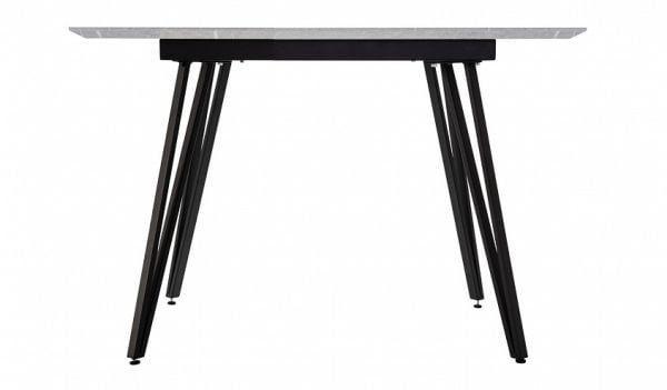 Стол Диего 860*860 мрамор Бианко со скосом_1