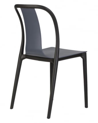 Стул обеденный ДОБРИН АДЭМ (черный/серо-голубой) 4 шт / DOBRIN ADAM_4