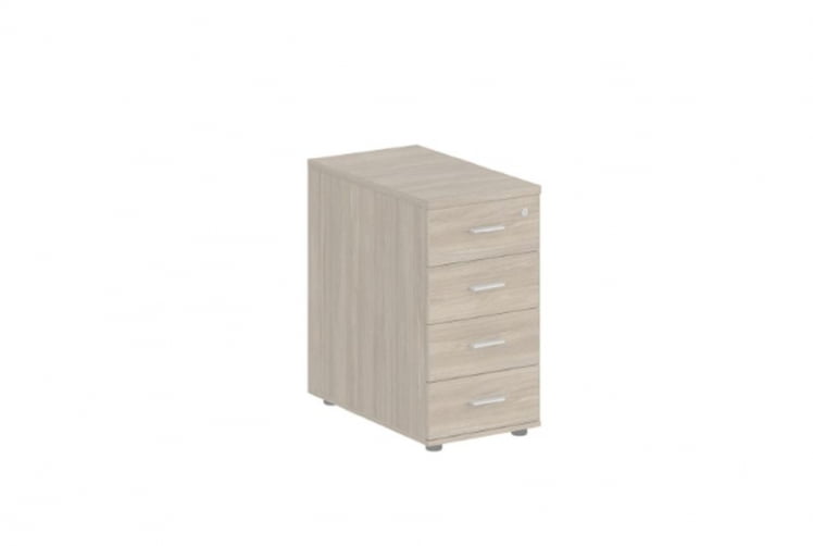 Тумба приставная с 4 ящиками Sigma SG.523.OD.OD Дуб темный_0