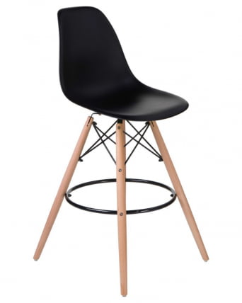 Стул барный ДОБРИН ДСВ БАР Черный Б-03 / DOBRIN DSW BAR B-03_1