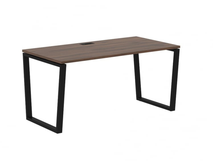 Стол письменный EDIS EVST 1580 Дуб Денвер темный Черный_0