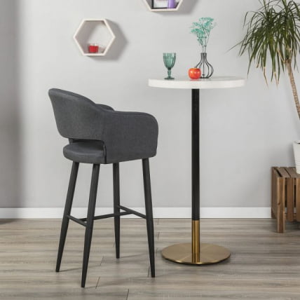 Кресло Бар Oscar Б темно-серый/черный_14