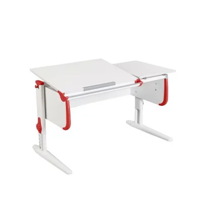 Стол универсальный трансформируемый Parta 1/75-40 + Stul Белый Красный_1