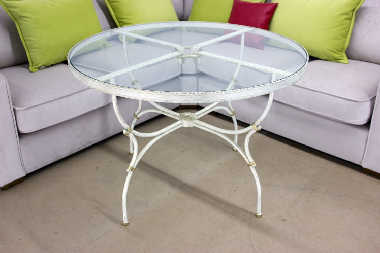 Стол кованый Прованс круглый д-1100мм х-750мм / d-1100мм h-750мм_1