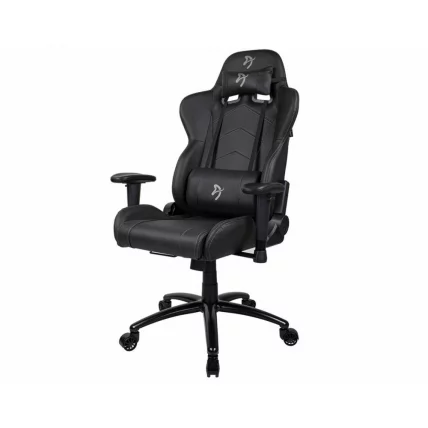Геймерское кресло Ароззи Инизио Блаcк ПУ Грей лого / Arozzi Inizio Black PU Grey logo_2