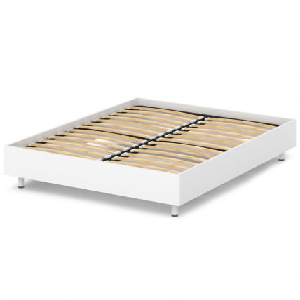 Кровать двуспальная с ортопедическим основанием Ornata 	Н-460 Белый Шагрень_0