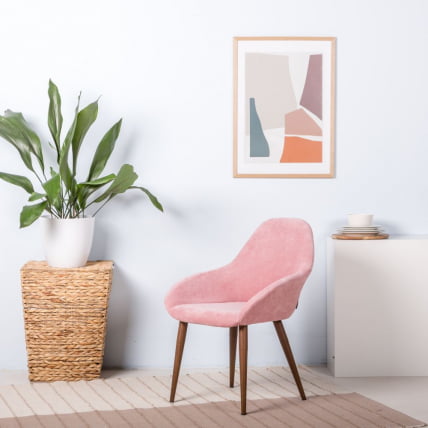 Стул Кент Розов/Темный Орех / Kent_6