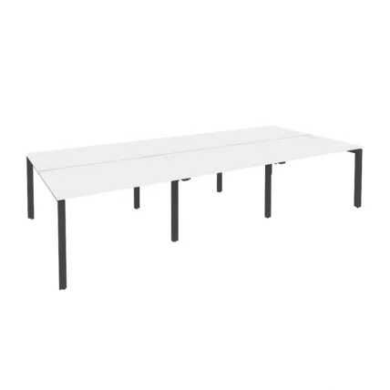 Рабочая станция на П-образном м/к ONIX O.MP-D.RS-6.2.8 Белый Бриллиант/Антрацит_0