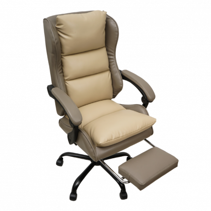 Кресло 897 KINGQUEEN, цвет светло-серый/бежевый, 897-lgray-beige_5