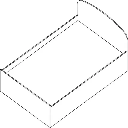 Кровать Проспект Гм.КР-12 венге_0