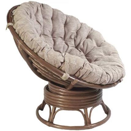 Кресло Папасан вращающийся 23/01B орех матовый_0