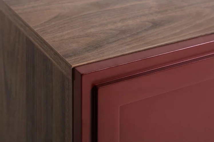 Тумба прикроватная Norton кармин Norton (ТП) Кармин_3