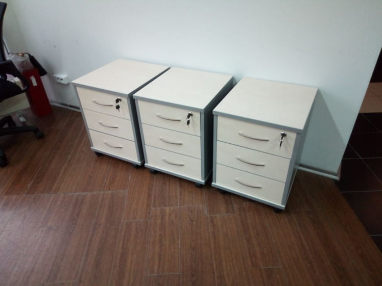 Тумба подкатная IMAGO ТМ-3.А Клен Металлик_7