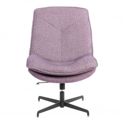 Кресло лаунж Cosmo велюр/букле, VT shape wood rose_4