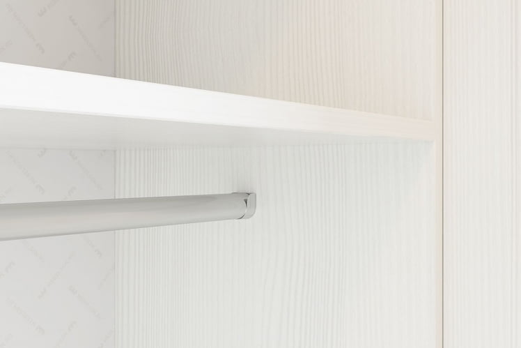 Шкаф комбинированный (с ящ. 1-створчатый) Чудо MDW-02 Белый рамух_7