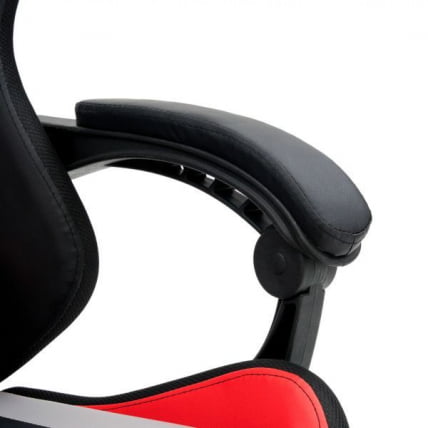 Кресло компьютерное CРОМЕКС (КРОМЕКС) Куантум ГМ-155 РГБ экокожа черное/красное/серое / CROMEX Quantum GM-155 RGB_15
