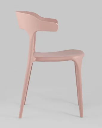 Стул пластиковый Neo с подлокотниками Пыльно-розовый_2