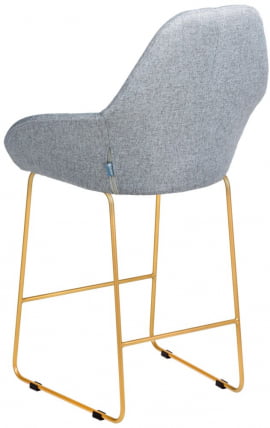Стул барный Kent (Б) Грей/Линк Золото_1
