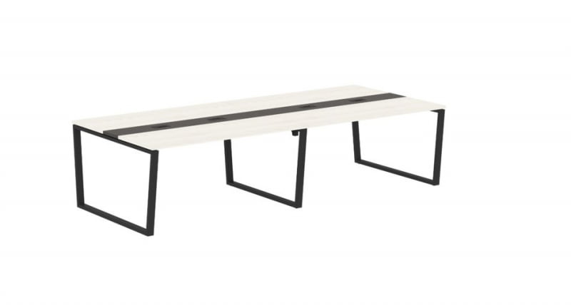 Стол переговорный EDIS EVCT 3114 Ясень Траун Мокко Черный_0