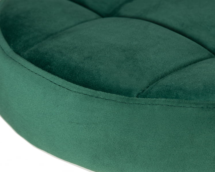 Табурет барный DOBRIN BRUNO GOLD (зеленый велюр (MJ9-88))_1