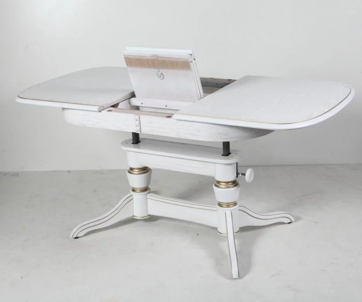 Стол-трансформер Лира-4 тон 1 с золотой патиной_6