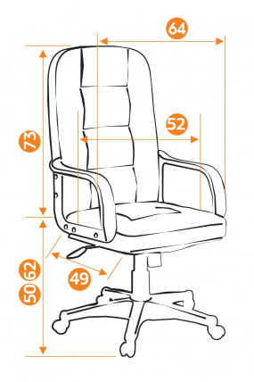 Кресло руководителя Devon (бежевый перфорированный)_6