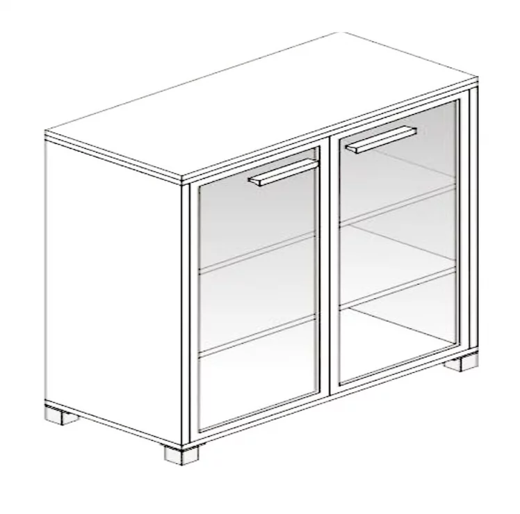 Шкаф для документов Л.Ш-4С Орех_0