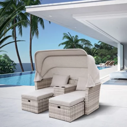 Комплект плетеной мебели АФМ-330Г Грей / AFM-330G Grey_0