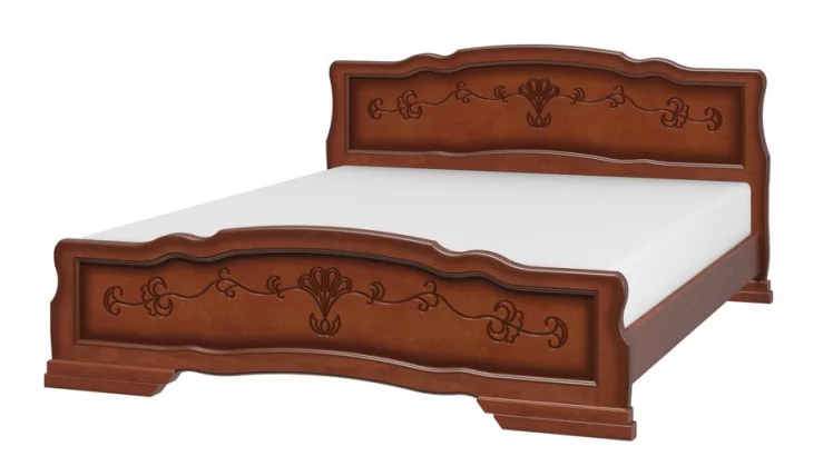 Кровать из массива Карина-6 200х180 Орех_0