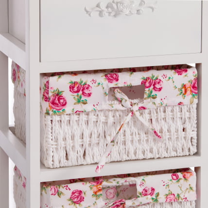 Тумба с 2 корзинами и ящиком Secret De Maison FANTASIE 3 ( mod. 4326 ) Белый_4