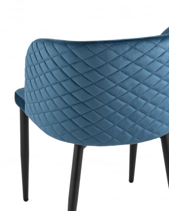 Стул Оскар велюр сине-зеленый 2 шт_7