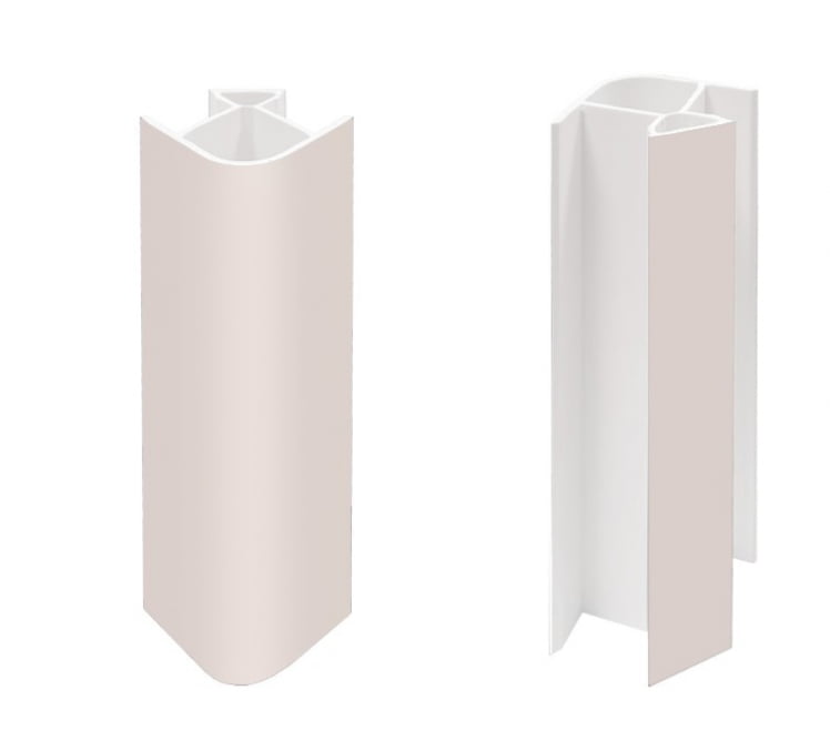 Заглушка для цоколя ЗЦП2 угловая кашемир_0