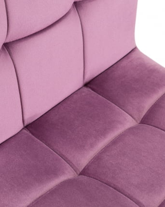 Стул барный DOBRIN GOLDIE Пудрово-сиреневый велюр MJ9-52_8